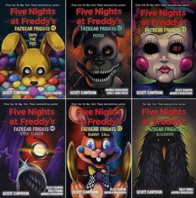 how many fnaf books are there in total how many characters appear in the fnaf series?