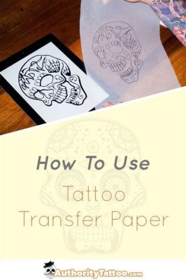 how to print on transfer paper tattoo